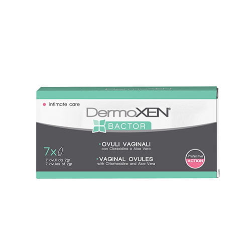 DermoXEN вагинальные свечи BACTOR