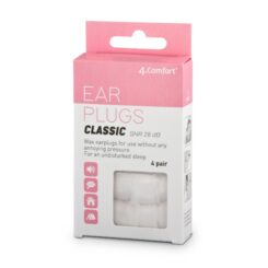 4-Comfort ausu aizbāžņi Classic (vaskveida, prettrokšņu)