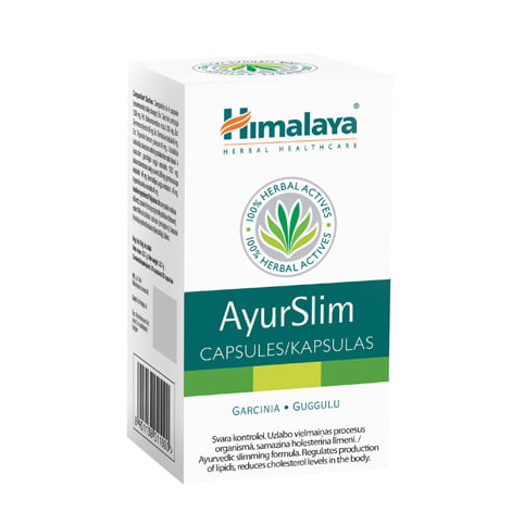 Himalaya AyurSlim N60 uztura bagātinātājs svara kontrolei