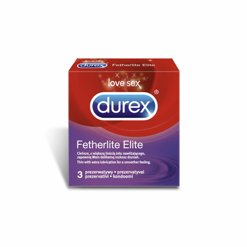 DUREX Fetherlite Elite prezervatīvi, 3 gab.