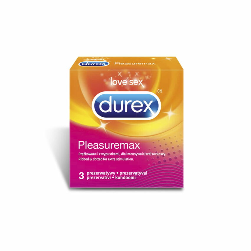 DUREX Pleasuremax prezervatīvi, 3 gab.