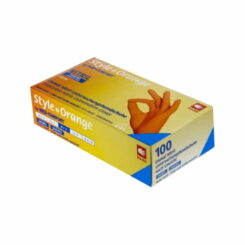 Cimdi diagnostiskie, nitrila, nepūderetie "STYLE ORANGE" XS izmērs  1188-XS, 100 gab.