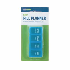 ed5 Ezy Dose ikdienas zāļu kastīte ar 4 iedaļām