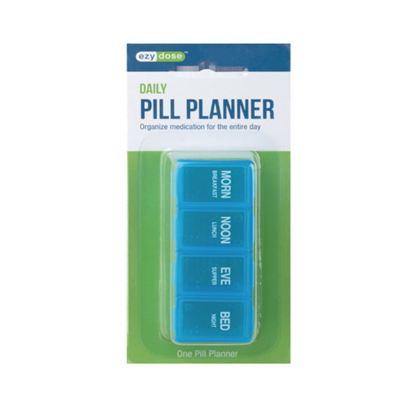 Ezy Dose ikdienas zāļu kastīte ar 4 iedaļām