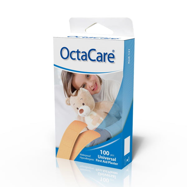 Пластырь "OctaCare" эластичный, водонепроницаемый, 72mm x 19mm, N20