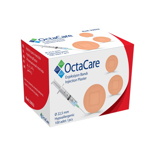 Пластыри для инъекций "OctaCare"  круглые ø 22,5mm N100