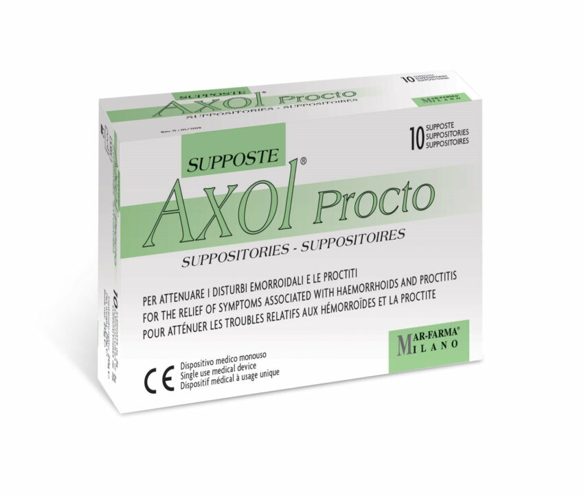 Axol Procto Supposte_JPEG Axol Procto rektālās svecītes (supozitoriji ) N10