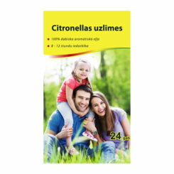 Citronellas uzlīmes kukaiņu atbaidīšanai N24