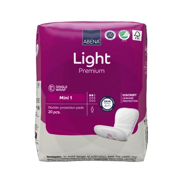 ABENA Light Mini 1 прокладки при недержании мочи, 20 штук