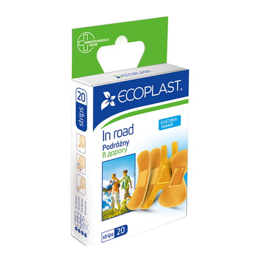 ECOPLAST набор пластырей «В дорогe », 20 шт.
