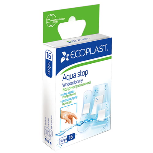 ECOPLAST ūdensnecaurlaidīgi plāksteri (Aqua Stop), N16