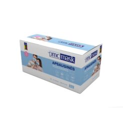 Maskas "MED COMFORT" med. ķirurģiska 02201-P, rozā krāsa, 50 gab