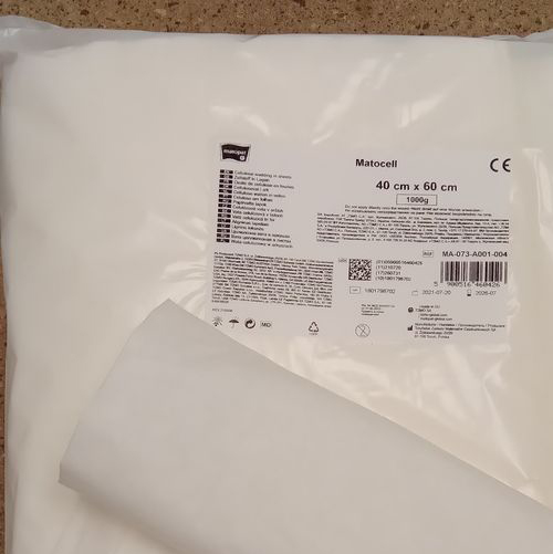 Lignīns medicīniskais 100% celuloze, loksnēs, lokšņu izmērs 40X60cm, 1kg