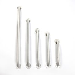 Atbalsta rokturis stiprināms pie sienas, metāla, krāsots, garums 25 cm