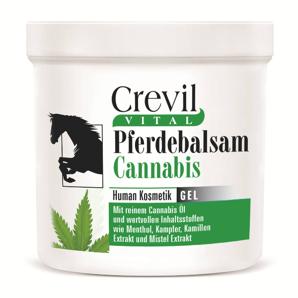 Crevil zirgu balzams ar kaņepēm, 250 ml