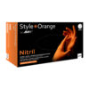 Cimdi diagnostiskie, nitrila, nepūderetie "STYLE ORANGE" XS-L izmēri, 100 gab.