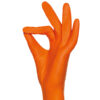 Cimdi diagnostiskie, nitrila, nepūderetie "STYLE ORANGE" XS-L izmēri, 100 gab.