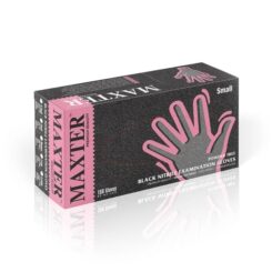 Diagnostikas nitrila cimdi bez pūdera "MAXTER" 100 gab.