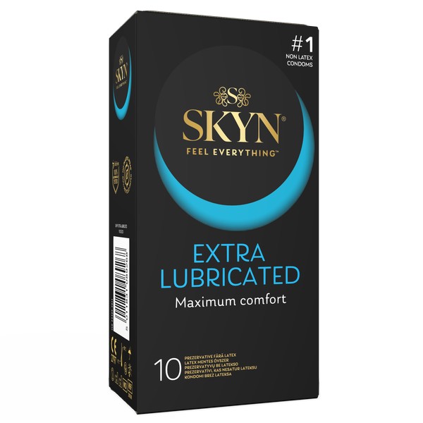 Prezervatīvi LifeStyles SKYN Extra Lubricated 10 gab.