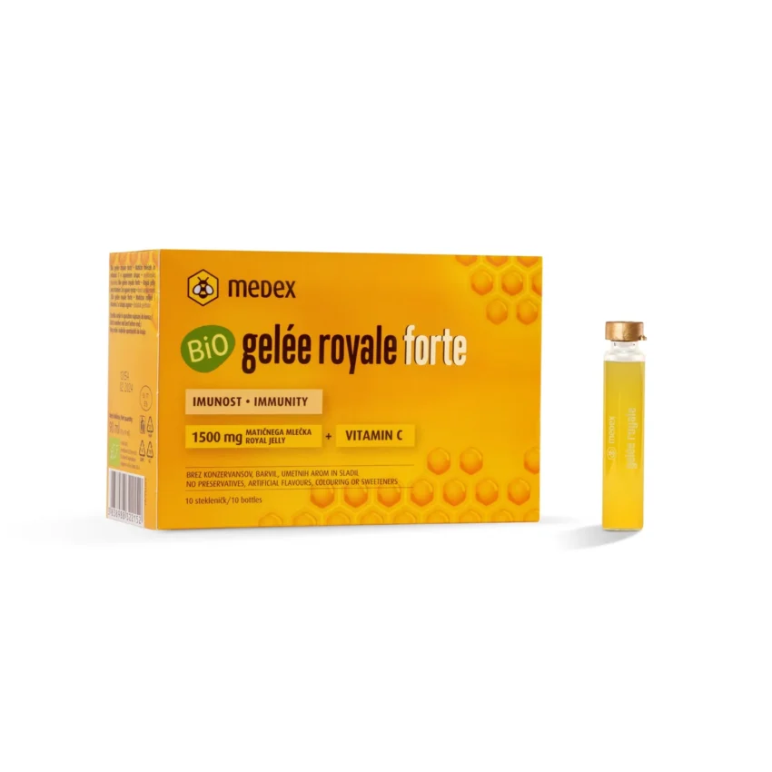 MEDEX Bio Gelée Royale Forte Shot, 10 флакончиков по 9 мл